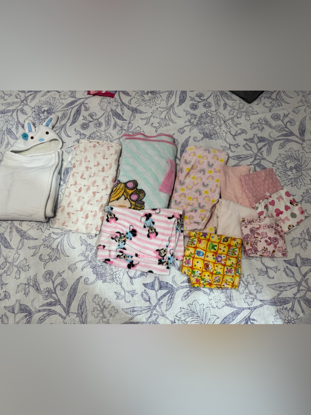 Lot of Baby Girl blankets